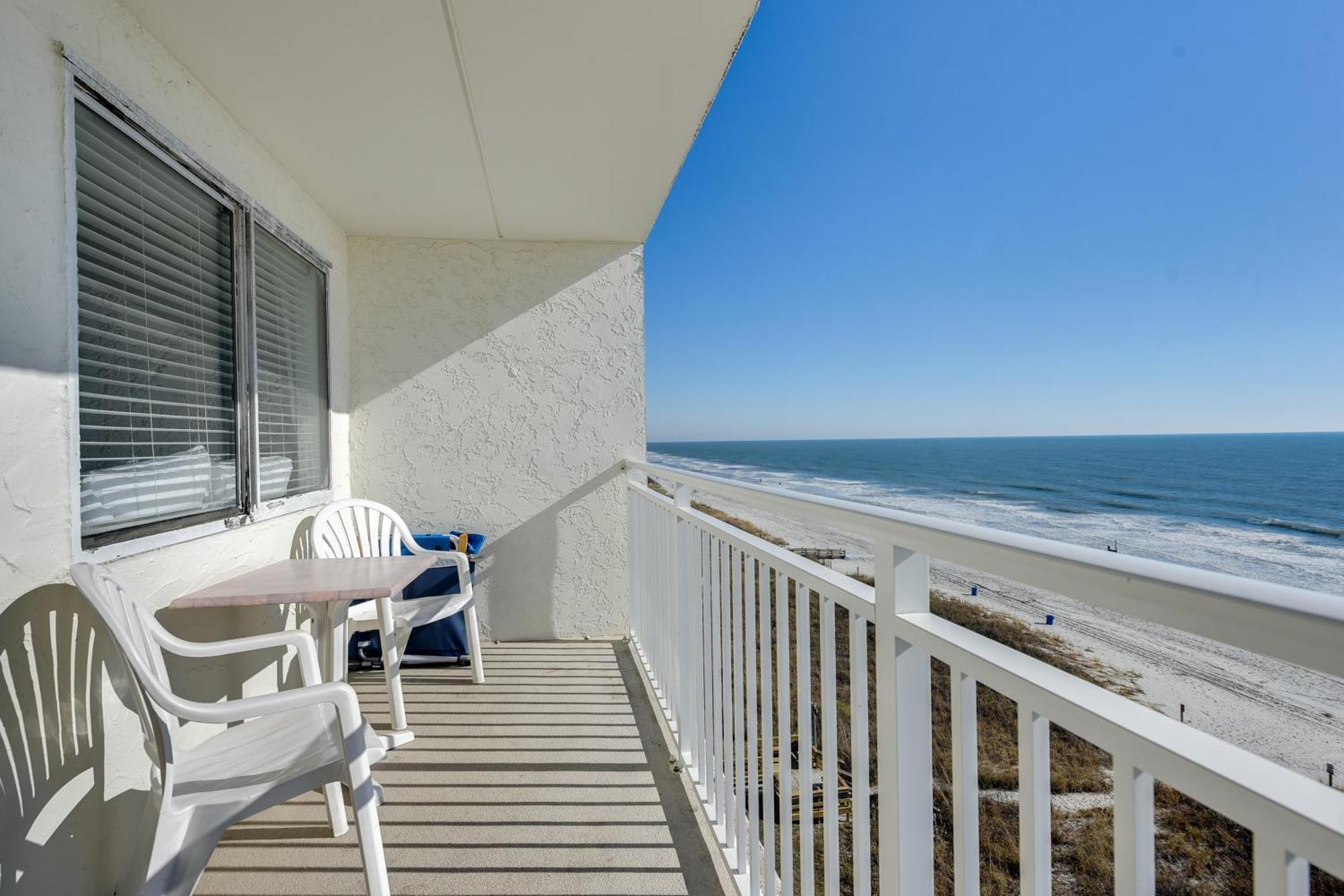 Oceanfront North Myrtle Beach Condo With Indoor Pool Exteriör bild