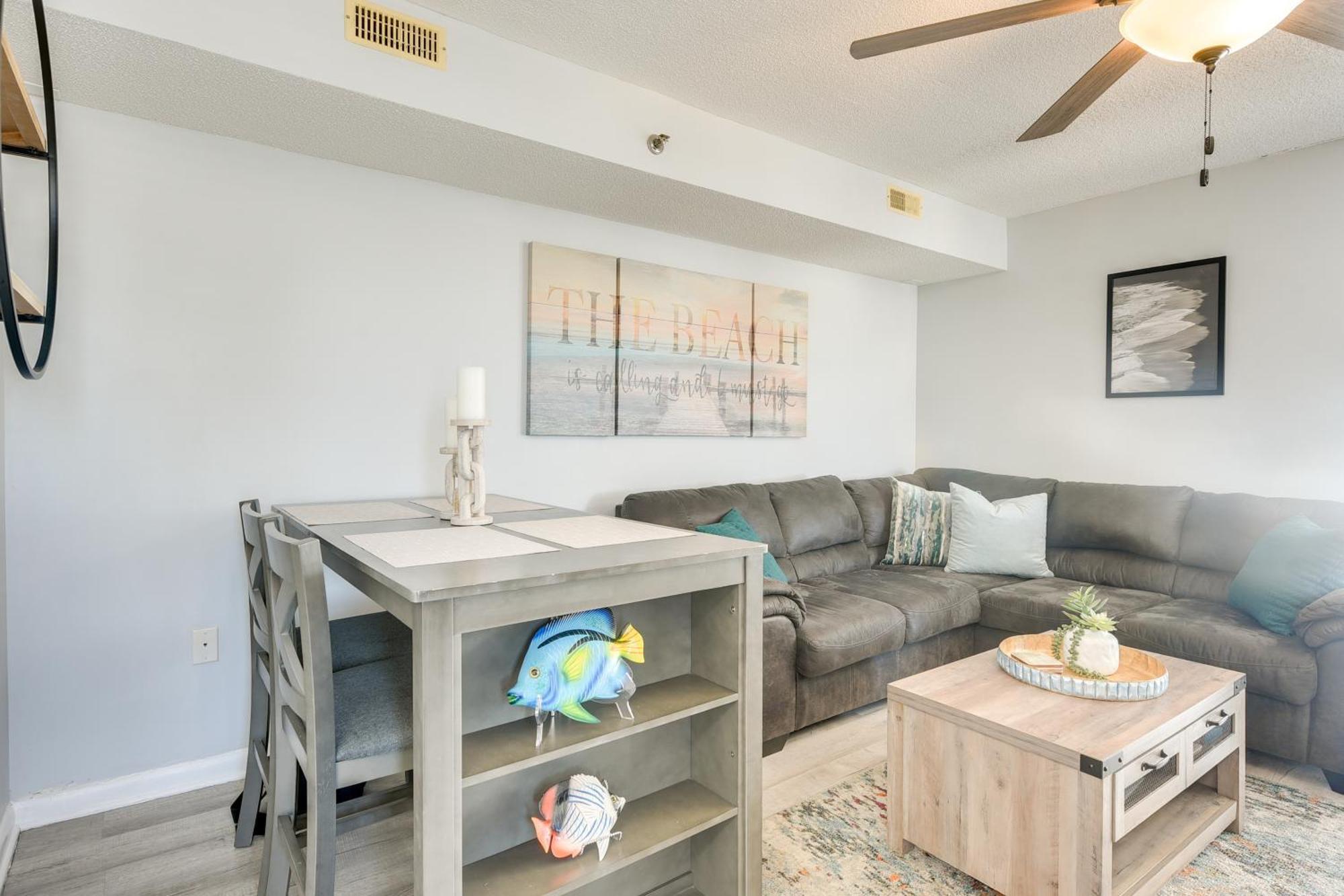 Oceanfront North Myrtle Beach Condo With Indoor Pool Exteriör bild