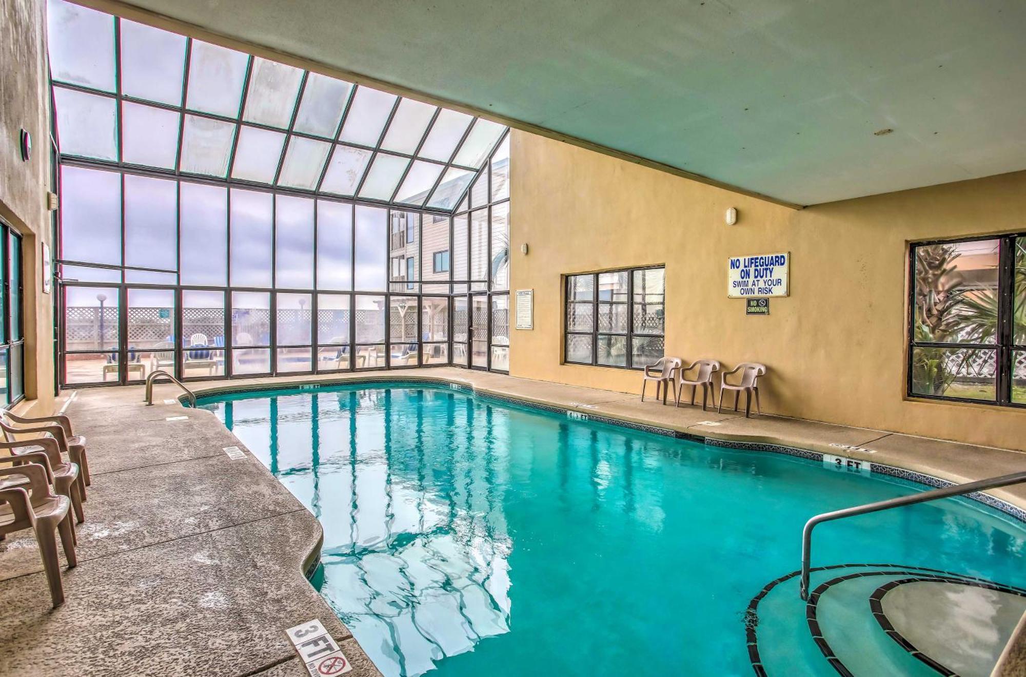 Oceanfront North Myrtle Beach Condo With Indoor Pool Exteriör bild