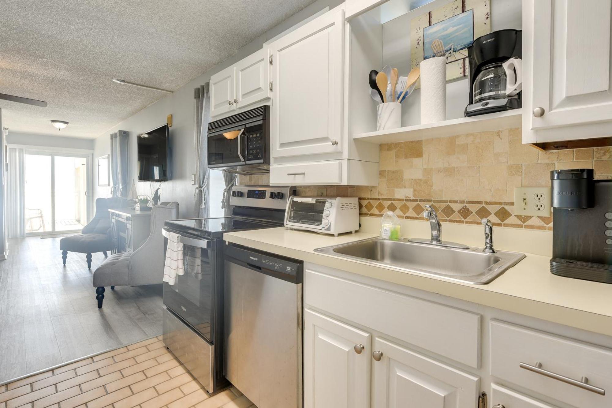 Oceanfront North Myrtle Beach Condo With Indoor Pool Exteriör bild